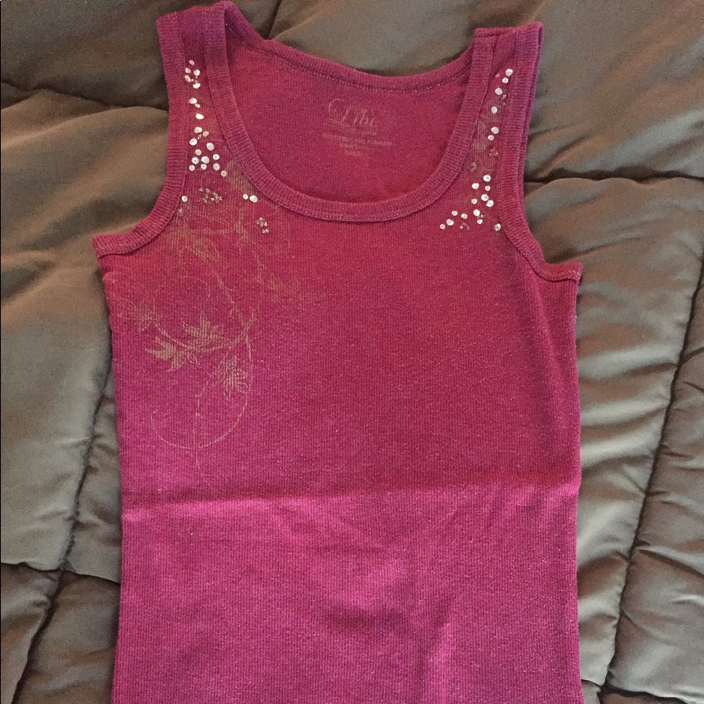 Maroon Lilu Tank Top